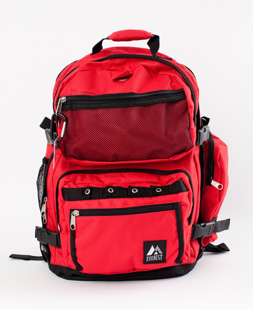 backpack with lots of pockets