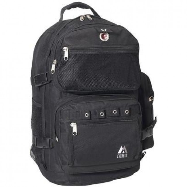 Prepare My Life Oversize Deluxe Backpack (Black)