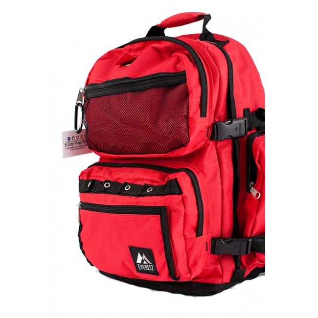 Prepare My Life Oversize Deluxe Backpack (Red) – Event