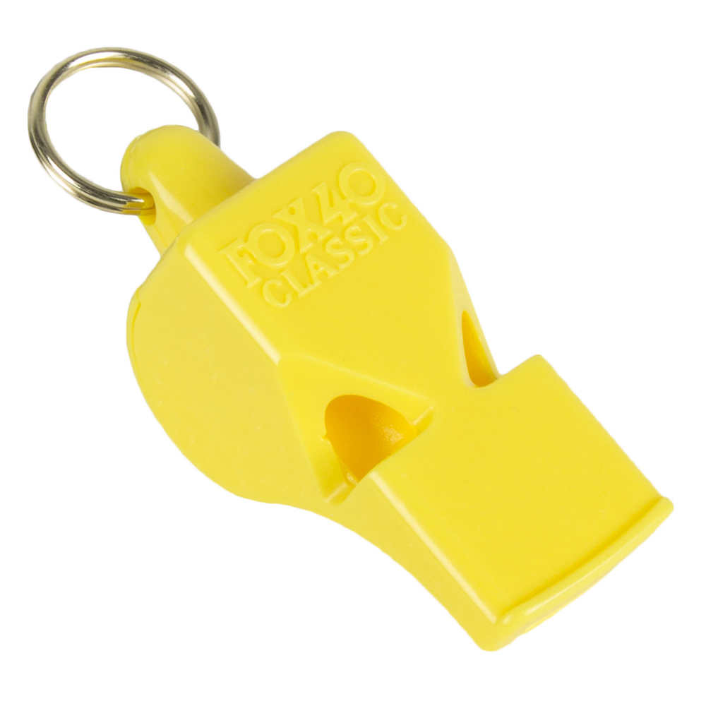 Fox 40 Classic Whistle with Breakaway Neck Lanyard :: Bayer Team Sports
