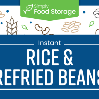 Instant Rice & Refried Beans Pail